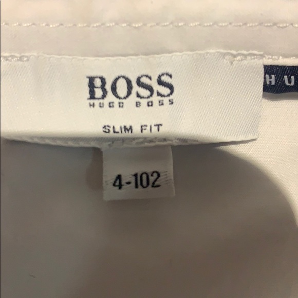Hugo Boss white shirt toddler boys size 4(102cm) - Picture 6 of 6